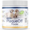 ProDen PlaqueOff Powder for Dogs & Cats - Pet Dental Care Supplement for Teeth Cleaning & Oral Health - Dog Breath Freshener & Plaque Remover - 180 g