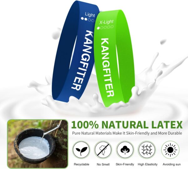 Non-Slip Fabric Resistance Bands for Working Out, Loop Exercise Bands for Booty Leg, Butt, Glute, Stretch Workout Bands for Women & Men, Hip Elastic Bands for Home Gym Fitness, Yoga, Pilates