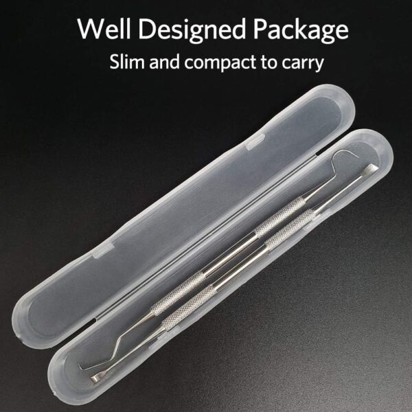 Professional Dental Tools, Langsum Stainless Steel Teeth Cleaning Tools for Dentist, Personal Using, Pets, Dental Hygiene Kit with Dental Scaler Pick, Tooth Tartar Scraper Remover and Storage Box