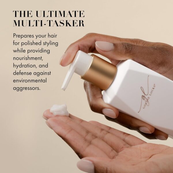 Goldie Locks Ultra Hydrating Leave-In Conditioner | Strengthens Hair & Detangles Unruly Hair | Gives All Day Hydration & UV Protection | Extension & Hair Color Safe, 5.1 Fl Oz