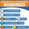 Bark&Spark Senior Advanced Glucosamine Chondroitin for Dogs - Hip Joint Pain Relief Pills - Old Dog Joint Supplement Large & Small Breed - Hip Joint Chews Joint Health Care Vitamin Treats - 120Ct