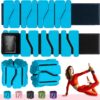 ADLIFE Adjustable Wrist Ankle Weights for Women Men Kids, 2 Lbs Wearable Arm Leg Weights Set of 2(1 Lb Each), Weighted Wristbands Exercise Weights for Walking Running Pilates Yoga Travel Pool Exercise Home Gym Workout