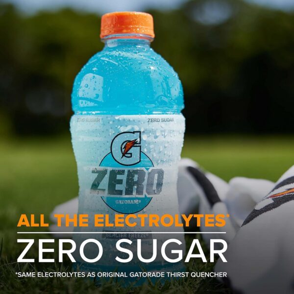 710m3gAn3HL._SL1500_.jpg Gatorade Thirst Quencher Zero Sugar Sports Drink, Strawberry Kiwi, 20oz Bottles, 8 Pack, Electrolytes for Rehydration