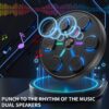 Upgrade and Larger,Music Boxing Machine with Boxing Gloves,2025 New Smart Bluetooth Music Boxing Machine,Wall-Mounted Exercise Equipment for Home,One Punch Boxing Game Machine for Kids and Adults