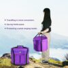 Set Of 7 PCS 440HZ 6-12 Inch Colored Frosted Chakra Quartz Crystal Singing Bowls Sound Healing Instrument with 2 PCS Travel Carry Case Bag for Meditation