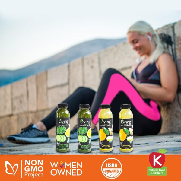 710xpw5Lm0L._SL1500_.jpg O2 Living Cold Pressed Health Juice – OrganicLow-Calorie Detox Cleanse Drink, Non-GMO, Nutrient-Packed Fruit & Vegetable Juice, Immunity Boosting Beverage – 40 Pack 5-Day Juice Fasting (12oz)