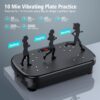 Vibration Plate Exercise Machine, Vibration Plate for Lymphatic Drainage 330 Lbs Capacity Whole Body Vibration Platform Machines Helps Weight Loss Shaping Toning Wellness Home Gyms Office