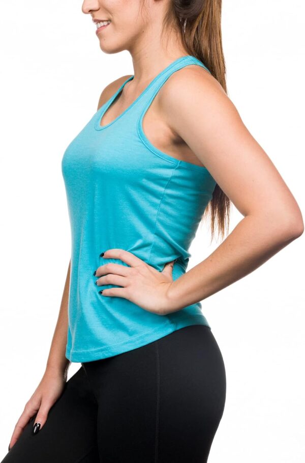 Epic MMA Gear Womens Cross Open Back Scoop Neck Style Yoga Tank Top Sam-9 Style