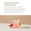 Cure Hydrating Plant Based Electrolyte Mix | Powder for Dehydration Relief | Made with Coconut Water | No Added Sugar | FSA & HSA | Vegan | Paleo Friendly | Pouch of 14 Packets - Grapefruit