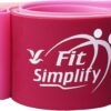 Fit Simplify Resistance Loop Exercise Bands with Instruction Guide and Carry Bag, Set of 5