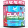 BPI Sports CLA+Carnitine–Conjugated Linoleic Acid–Weight Loss Formula –Metabolism, Performance, Lean Muscle–Caffeine Free–For Men & Women–Watermelon Freeze–50 servings – 12.34 oz.(Packaging May Vary)