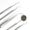 Dental Hygiene set of 5-Stainless Steel Tarter Scraper/Scaling Remover, Dental Toothpick, Mouth Mirror Scaler Tweezer For Calculus &Tartar Removal-Dentists Set is Ideal for Personal Use & Pet Friendly