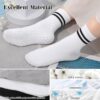 YSense Thin Pilates Grip Socks for Women Non Slip, Yoga Barre Socks Grippy Socks for Pilates, Dance, Ballet, Barre, Hospital