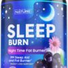 Night Time Fat Burner - Sleep Burn Fast Weight Loss, Appetite Suppressant, Metabolism Booster and Sleep Support - Carb Blocker and Belly Fat Reducer - Green Coffee Bean, Ashwagandha - 60 Capsules
