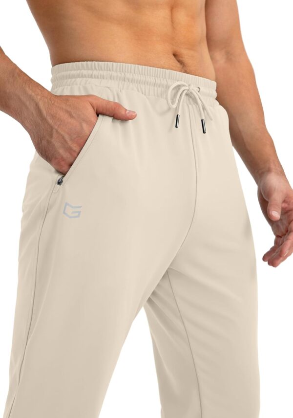 G Gradual Men's Sweatpants with Zipper Pockets Tapered Joggers for Men Athletic Pants for Workout, Jogging, Running