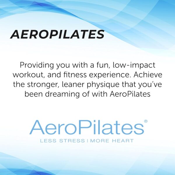 AeroPilates Reformer Home Workout Equipment, Pilates Machine w/Resistance