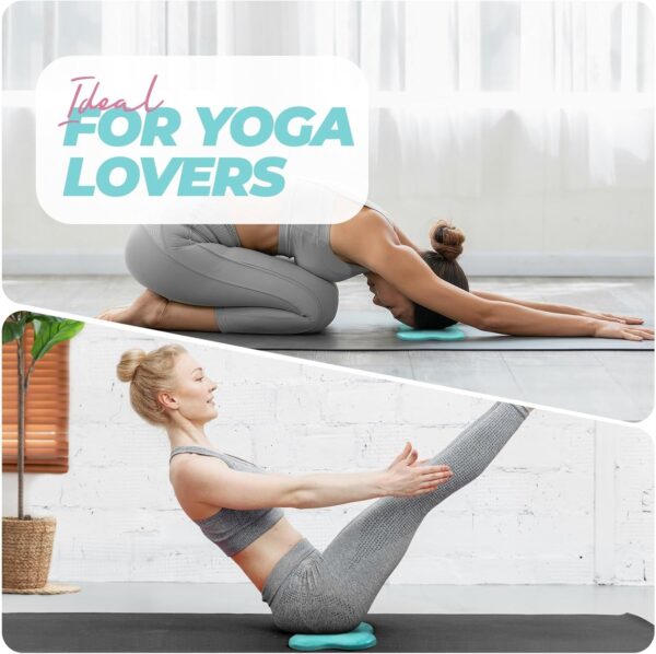 Yes4All 2PCS Yoga Knee Pads Extra Thick, Yoga Kneeling Pad for Pilates Exercise, 13/16 Inches Cushion Knees Elbow Mat Supplies for Women Men Fitness Travel