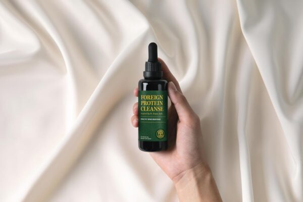 Global Healing Center - Foreign Protein Cleanse (Spike Protein Detox) - Support Formula with Nattokinase and Wormwood - Helps Detox for Immune Support - 2 Fl Oz