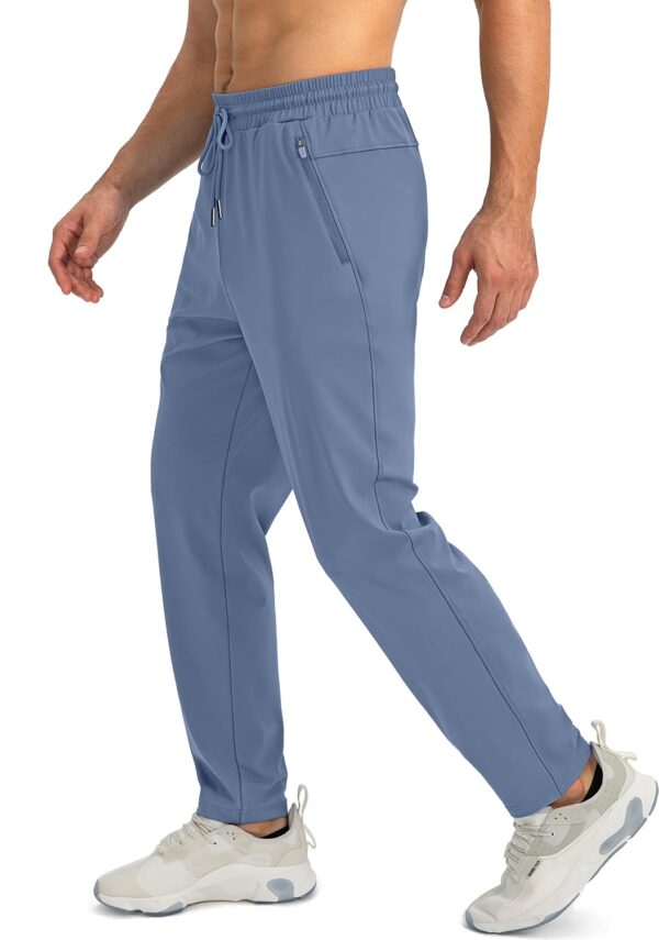 G Gradual Men's Sweatpants with Zipper Pockets Tapered Joggers for Men Athletic Pants for Workout, Jogging, Running