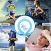 2PCS Neck Cooling Tube with Cold Insulated Bag,Neck Cooling Wraps,Reusable Ice Neck Ring Wearable Body Cooling Products for Summer Heat (Blue*2)