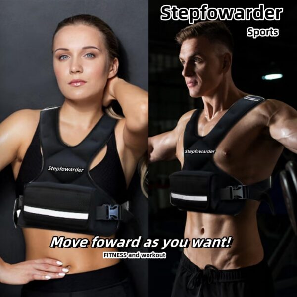 Weighted Vest for Women Men Kids, 6lbs/12lbs/4-10lbs Adjustable Weight Vest with Reflective Stripes, Upgrade Strength Training Vest for Running, Body Workout, Jogging, Cadio, Walking