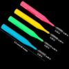 100 Pieces Braces Brush for Cleaner Interdental Brush Toothpick Dental Flossing Head Oral Hygiene Flosser Tooth Cleaning Tool (Light Blue, Pink, Yellow, Light Green)