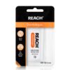 REACH Dentotape Waxed Dental Floss Tape, Unflavored, Extra Wide Floss, Shred & Frey Resistant, Plaque Remover for Teeth, Easy on Gums & Teeth, Oral Care, PFAS Free, for Adults & Kids, 1 Pack, 100 yd