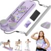 Pilates Board Multifunctional Abdominal Board, Foldable Ab Core Trainer Board, Abs Core Workout Exercise Reformers Set, Premium Pilates Reformer Set for Full-Body Workouts