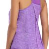 Aeuui Womens Workout Tops for Women Racerback Tank Tops Mesh Yoga Shirts Athletic Running Tank Tops Sleeveless Gym Clothes