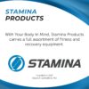 Stamina 36 Inch Fitness Trampoline w/ Foldable Steel Frame, 250 Pound Capacity, Gray