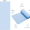 2 Pack Hot Yoga Towels,Yoga Towels for Hot Yoga Non Slip,Microfiber Super-Absorbent Yoga Mats Towel, Pilates,Bikram,Yoga Gear,Lint Free Long Bath Towels,Waffle Bath Towels for Bathroom