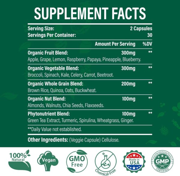 2000 MG Plant-Based Detox Cleanse – Natural Toxin Flush for Liver, Gut & Colon – Antioxidant & Digestive Support – Zeolite Detox – Fast-Acting Detox Complex for Women & Men – 120 Capsules