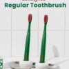 Euthymol Toothbrush (Regular, 6 Count) - Standard-Sized, Curved Soft Bristles for Sensitive Teeth, Gums. Effective, Gentle Cleaning for Entire Family.