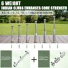 Adjustable Macebell Clubbell, 6-in-1 Premium Steel Indian Club, Strength Training Equipment for Full Body, Muscles, Shoulder, Grips & Forearms Workouts(6.5/9/11/13/15/17.5LBs)