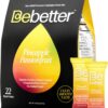 BeBetter Organic Electrolytes Powder Packets | Daily Electrolyte Drink Mix | Organic Coconut Water | No Artificial Flavors | Sugar Free Hydration Packets | non-GMO 22 Sticks (Pineapple & Passionfruit)