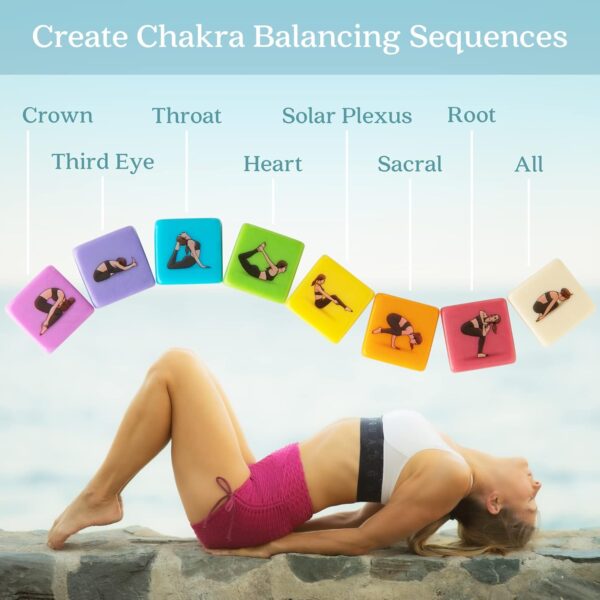 Yoga Dice – One of The Unique Yoga Gifts for Women or Any Yoga Lover – Yoga Accessories for Teachers and Yogis – Yoga Gift Idea for Instructors