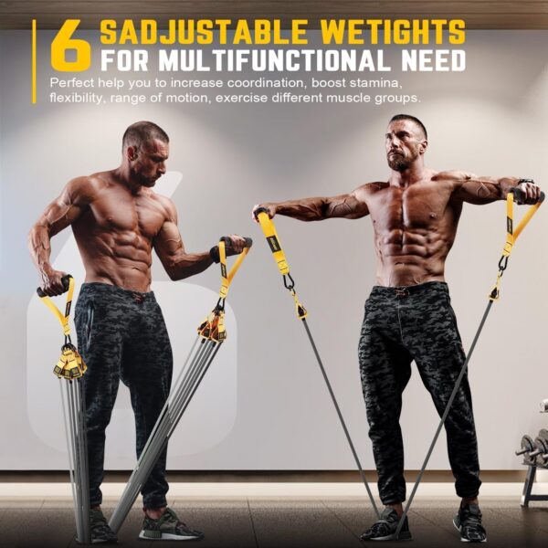 Resistance Bands for Working Out, 300lbs/360lbs Heavy Exercise Bands with Handles, Workout Bands for Men, Weight Bands Set for Muscle Training, Strength, Slim, Yoga, Home Gym Equipment