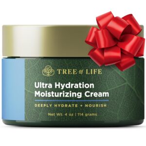 Tree of Life Beauty Hydrating and Moisturizing Face Cream with Botanical Hyaluronic Acid, 4 Fl Oz