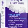 Retainer Brite - Retainer Cleaner Tablets for Invisalign, Mouth Guard Cleaner, Night Guard Cleaner and More. Cleaning Tablets for Ultrasonic Cleaners. 120 Tablets - 4 Month Supply. Made in USA