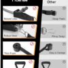 6Pcs Resistance Bands, Workout Bands 270lbs, Exercise Bands with Handles/Door Anchor/Ankle Straps/Bag/Poster for Men, Heavy Resistance Bands for Working Out at Home