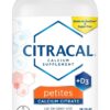Citracal Petites, 400 mg Calcium Citrate, Easily Absorbed and Highly Soluble with 12.5 mcg (500 IU) Vitamin D3, Bone Health Support for Ages 12+, Smaller and Easier to Swallow Caplets, 375 Count