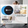 Exercise Core Sliders, Dual Sided Exercise Gliding Discs Use on Carpet or Hardwood Floors, Light and Portable, Perfect for Abdominal&Core Workouts