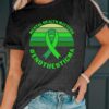 LBP Womens Green Ribbon Shirt Mental Health Matters End The Stigma T-Shirt Green Ribbon Activist Tee Tops