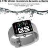 TOZO S2 44mm Smart Watch Alexa Built-in Fitness Tracker with Heart Rate and Blood Oxygen Monitor,Sleep Monitor 5ATM Waterproof HD Touchscreen for Men Women Compatible with iPhone&Android Space Gray