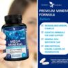 Potent Garden 2-Pack Mega Mineral Supplement Complete Mineral Complex with Calcium Magnesium Zinc Potassium Boron Selenium Chromium & 72 Trace Minerals Iron Free Calcium Supplement -200 Pills