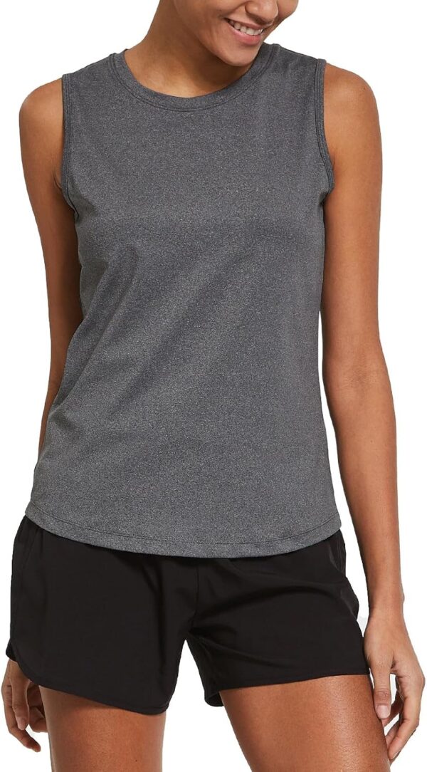 BALEAF Workout Tank Tops for Women Sleeveless Running Loose Fit Yoga Tops Active Shirts Pickleball Sports Gym Exercise