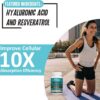 2400 MG Liposomal Glutathione Softgels, Max Absorption, Active Form L-Glutathione Reduced (GSH), with Hyaluronic Acid, Resveratrol, Master Antioxidants for Detox, Brain, Immune System, 240 Softgels