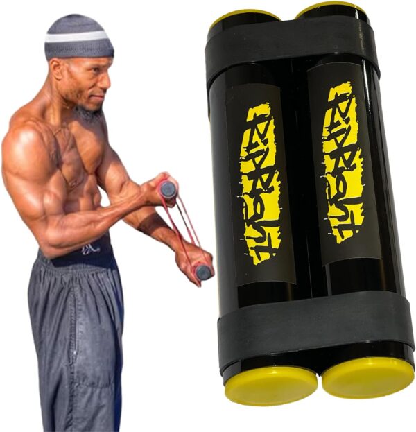 RipStick, Workout Equipment for Joint Rehab, Shoulder and Resistance Training, Muscle Building and Core Workout Equipment with 6 Adjustable Resistance Bands