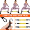 Ankle Resistance Bands with Cuffs, Ankle Bands for Working Out, Glutes Workout Equipment, Butt Exercise Equipment for Kickbacks Hip Fitness Training, Legs Resistance Bands for Women & Men