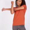 Real Essentials 5 Pack: Women's Dry Fit Tech Stretch Short-Sleeve Crew Neck Athletic T-Shirt (Available in Plus Size)